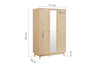 Birlea Herringford 3 Door Wardrobe With Mirror (Self Assembly) (DHD)
