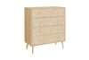 Birlea Herringford 4 Drawer Chest (Self Assembly) (DHD)