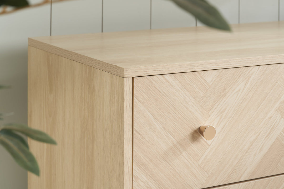Birlea Herringford 4 Drawer Chest (Self Assembly) (DHD)