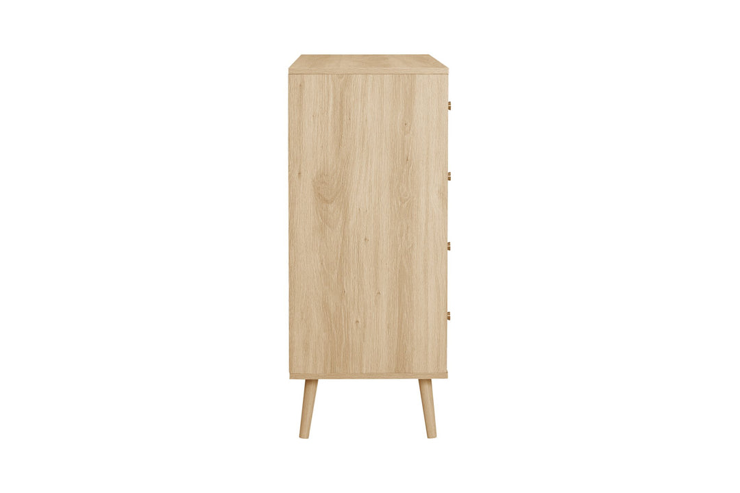 Birlea Herringford 4 Drawer Chest (Self Assembly) (DHD)