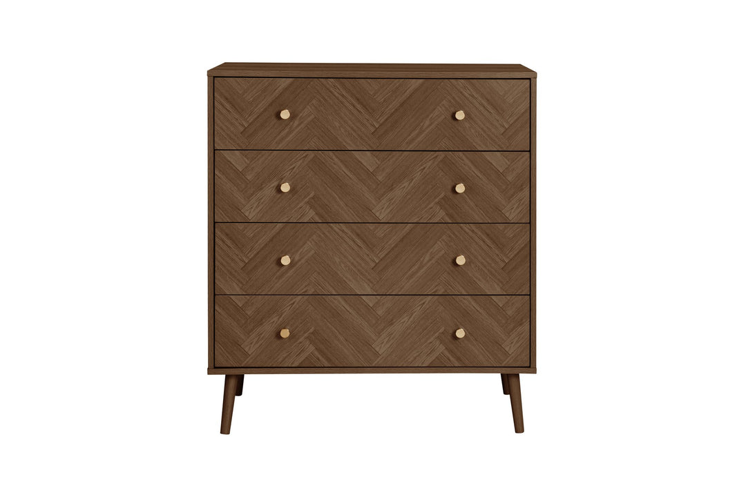 Birlea Herringford 4 Drawer Chest (Self Assembly) (DHD)