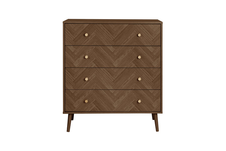Birlea Herringford 4 Drawer Chest (Self Assembly) (DHD)