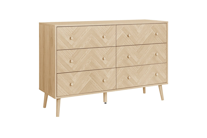 Birlea Herringford 6 Drawer Chest (Self Assembly) (DHD)
