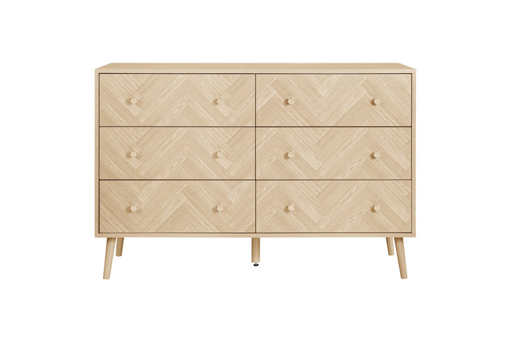 Birlea Herringford 6 Drawer Chest (Self Assembly) (DHD)