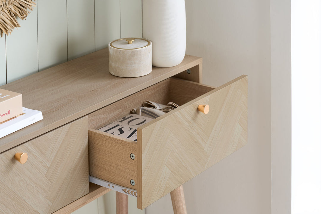 Birlea Herringford Console Table (Self Assembly) (DHD)