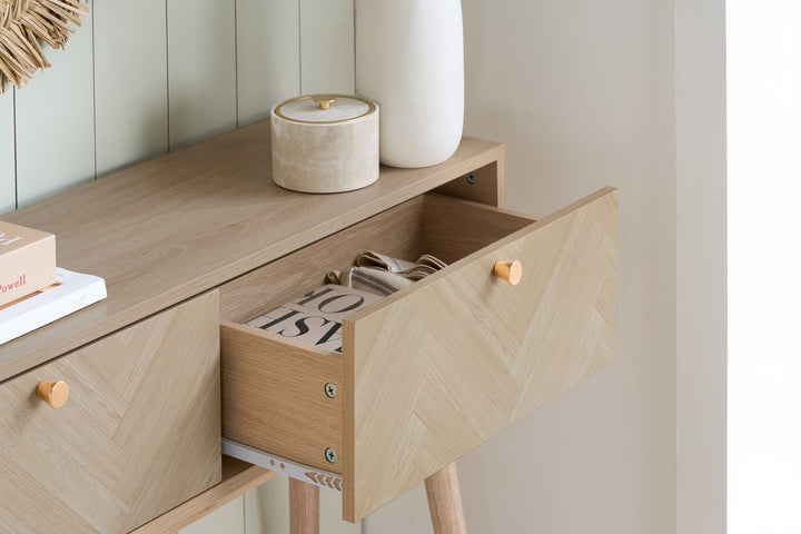 Birlea Herringford Console Table (Self Assembly) (DHD)