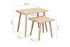 Birlea Herringford Nest Of Tables (Self Assembly) (DHD)