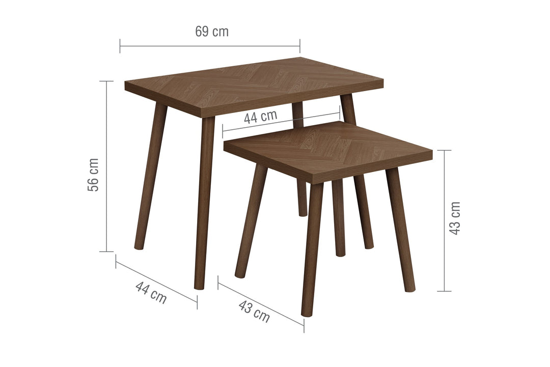 Birlea Herringford Nest Of Tables (Self Assembly) (DHD)
