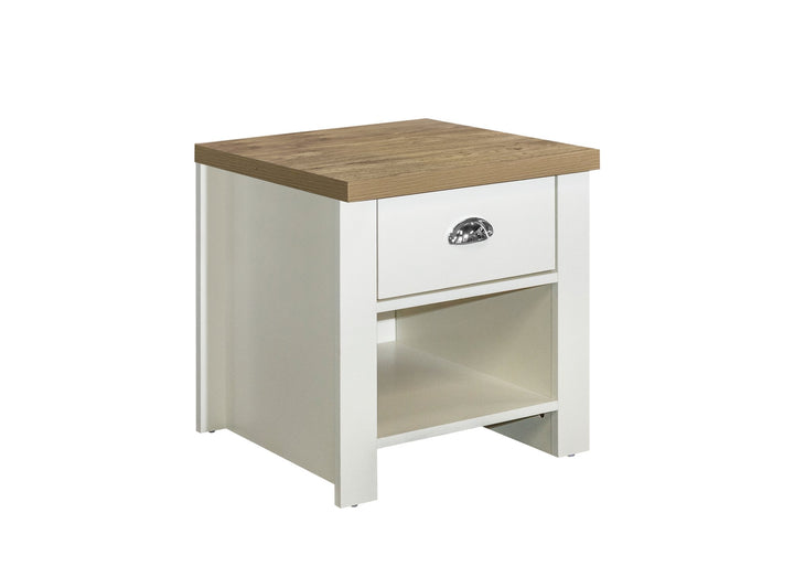 Birlea Highgate 1 Drawer Lamp Table (Self Assembly) (DHD)
