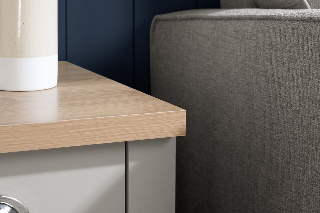 Birlea Highgate 1 Drawer Lamp Table (Self Assembly) (DHD)