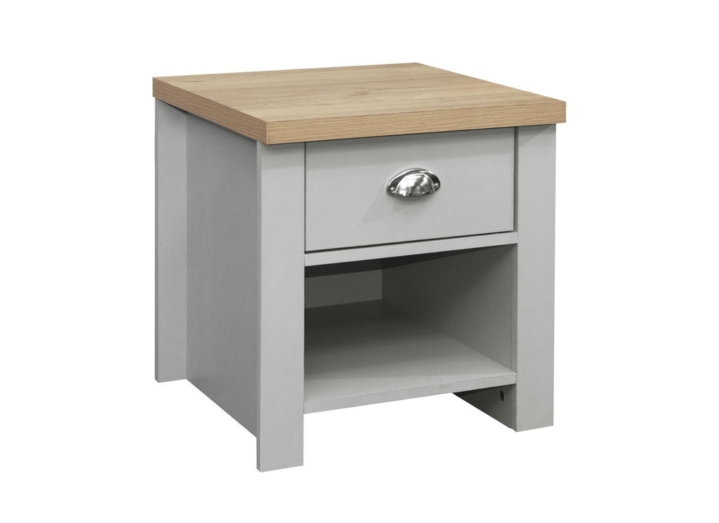 Birlea Highgate 1 Drawer Lamp Table (Self Assembly) (DHD)