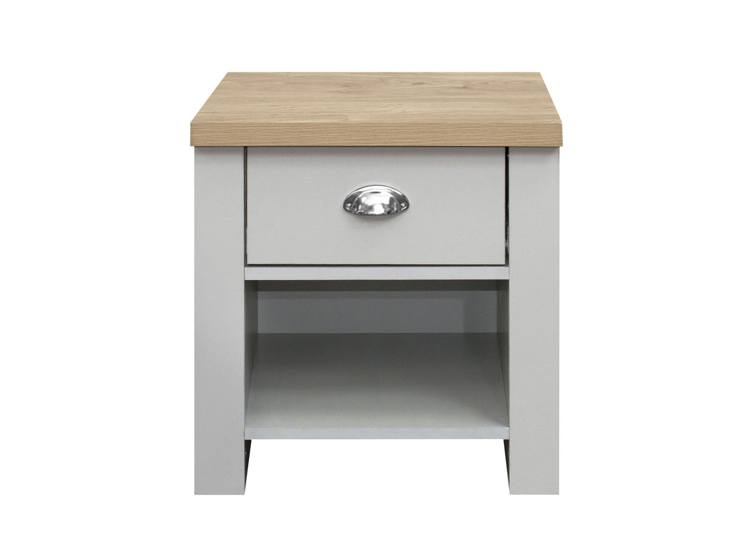 Birlea Highgate 1 Drawer Lamp Table (Self Assembly) (DHD)
