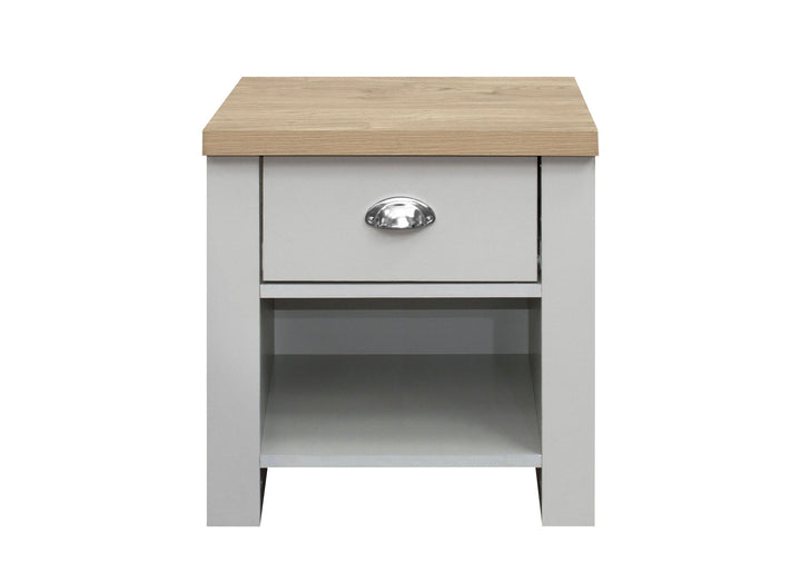 Birlea Highgate 1 Drawer Lamp Table (Self Assembly) (DHD)