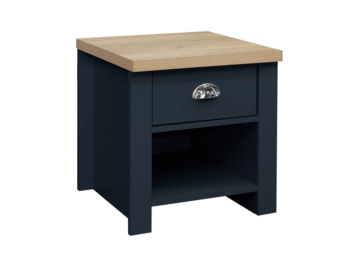 Birlea Highgate 1 Drawer Lamp Table (Self Assembly) (DHD)