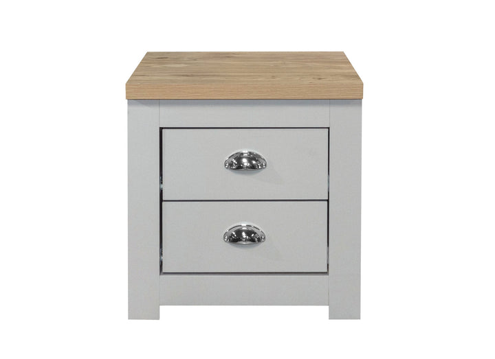 Birlea Highgate 2 Drawer Bedside (Self Assembly) (DHD)