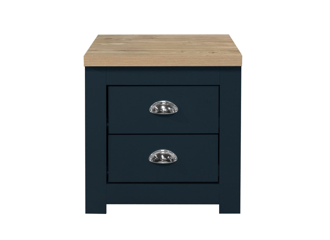 Birlea Highgate 2 Drawer Bedside (Self Assembly) (DHD)