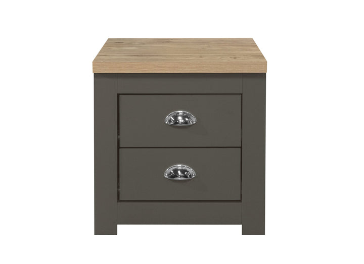Birlea Highgate 2 Drawer Bedside (Self Assembly) (DHD)