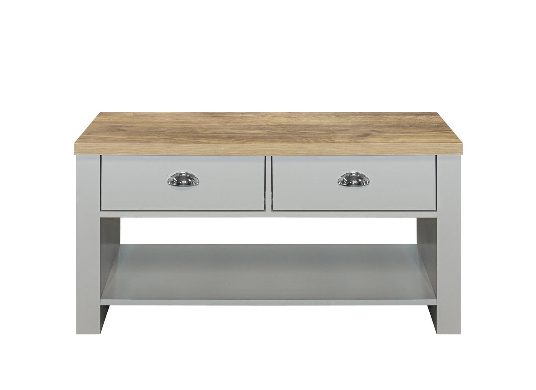 Birlea Highgate 2 Drawer Coffee Table (Self Assembly) (DHD)