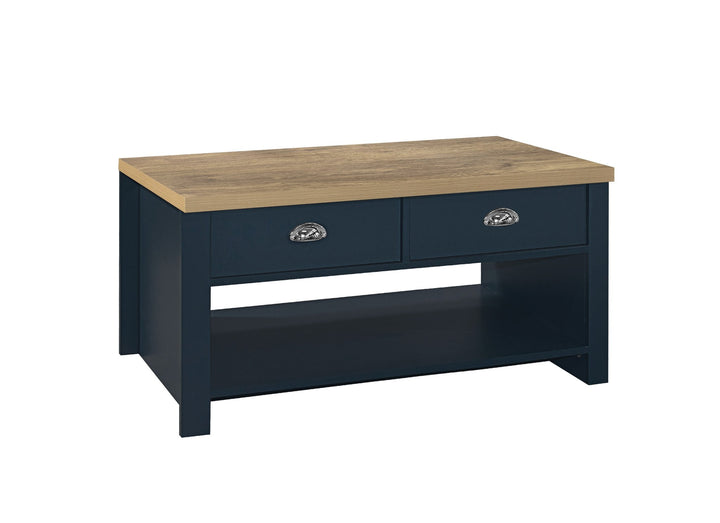 Birlea Highgate 2 Drawer Coffee Table (Self Assembly) (DHD)