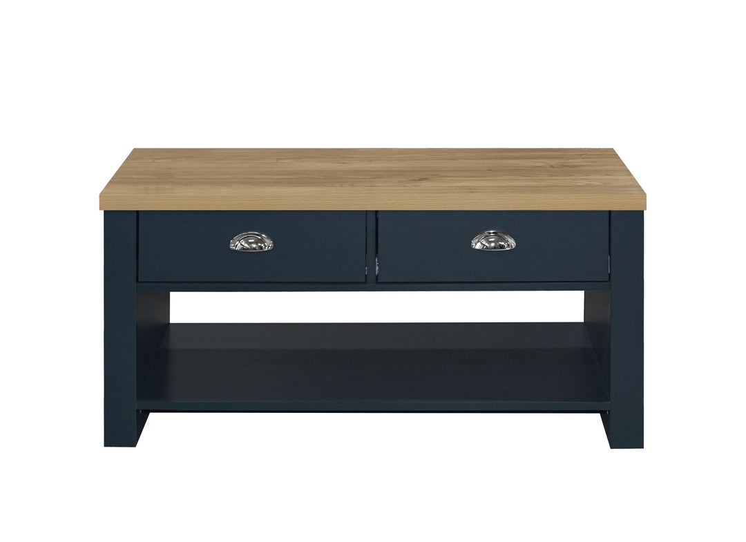 Birlea Highgate 2 Drawer Coffee Table (Self Assembly) (DHD)