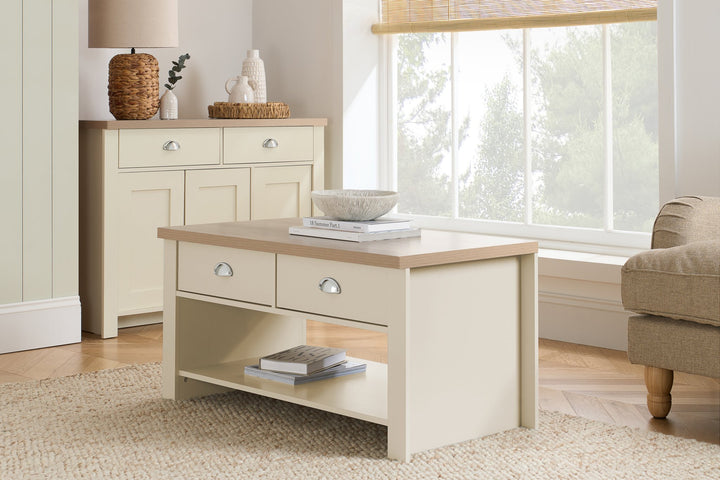 Birlea Highgate 2 Drawer Coffee Table (Self Assembly) (DHD)