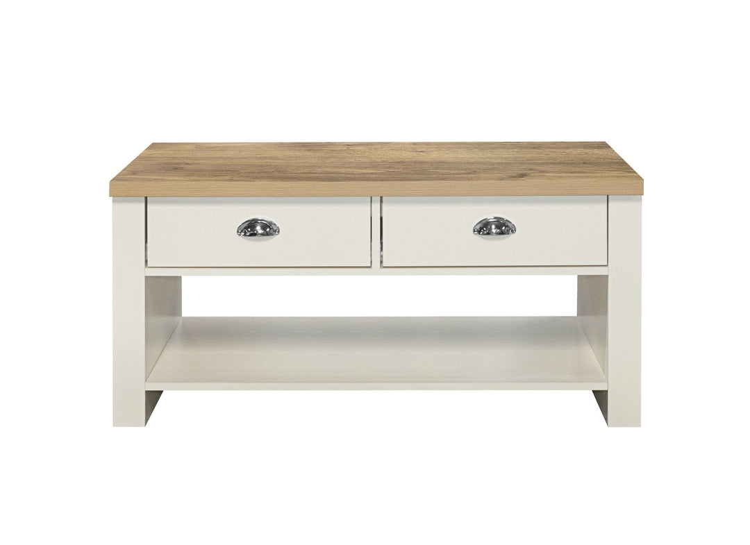 Birlea Highgate 2 Drawer Coffee Table (Self Assembly) (DHD)