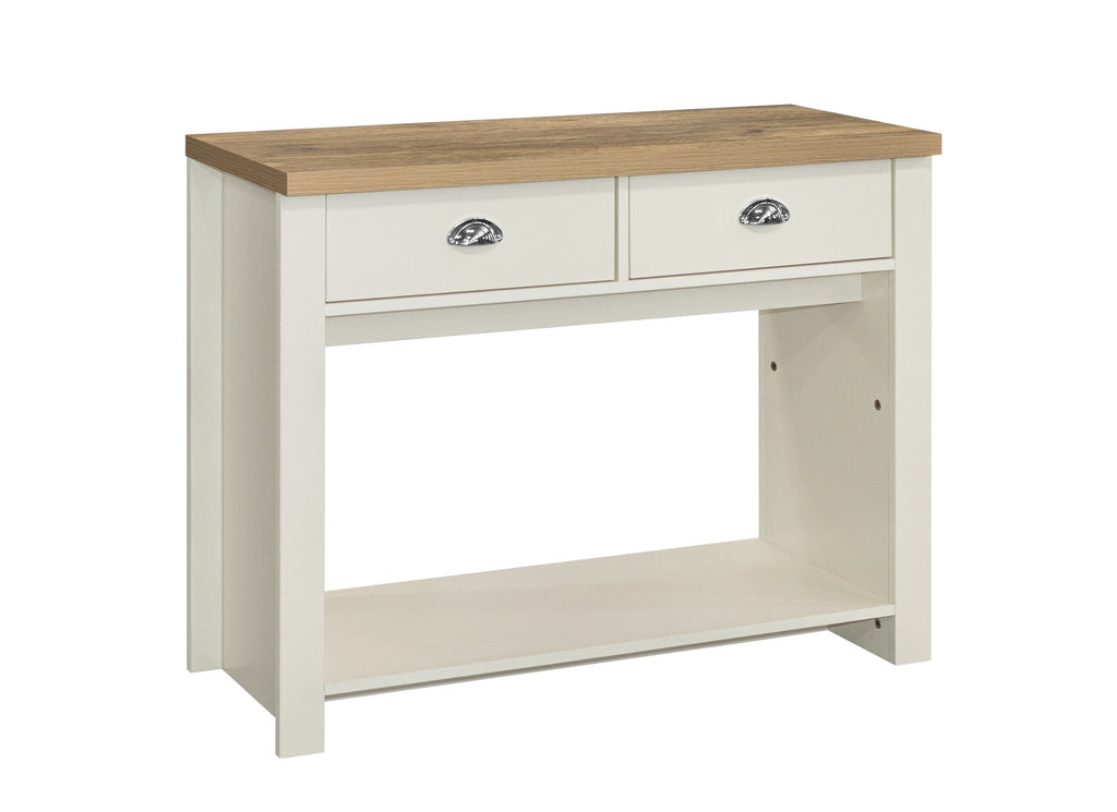 Birlea Highgate 2 Drawer Console Table (Self Assembly) (DHD)