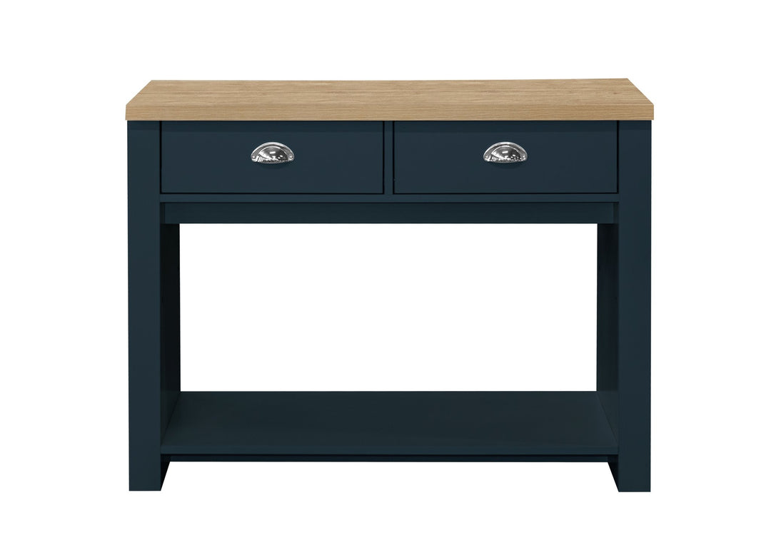 Birlea Highgate 2 Drawer Console Table (Self Assembly) (DHD)