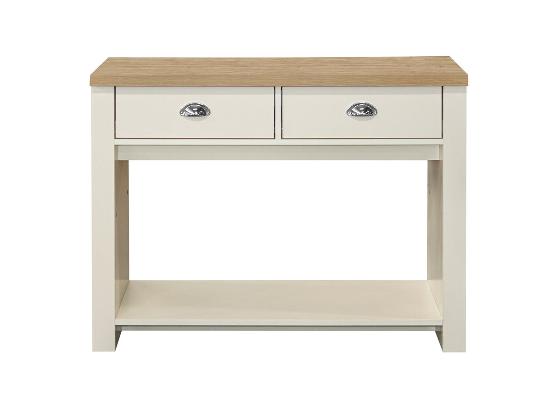 Birlea Highgate 2 Drawer Console Table (Self Assembly) (DHD)