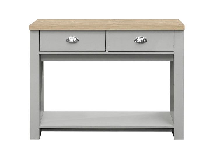 Birlea Highgate 2 Drawer Console Table (Self Assembly) (DHD)