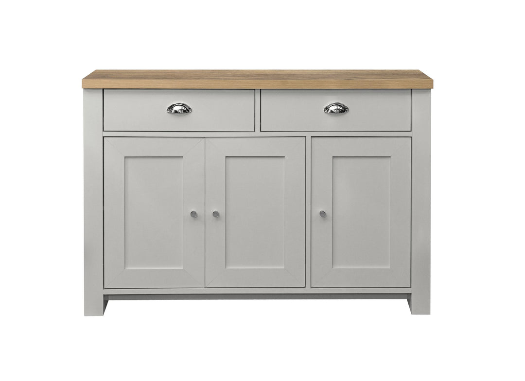 Birlea Highgate 3 Door 2 Drawer Sideboard (Self Assembly) (DHD)