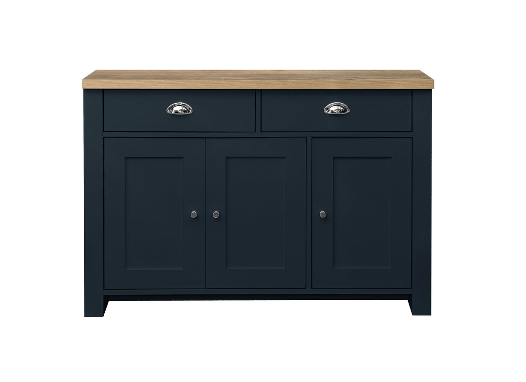 Birlea Highgate 3 Door 2 Drawer Sideboard (Self Assembly) (DHD)