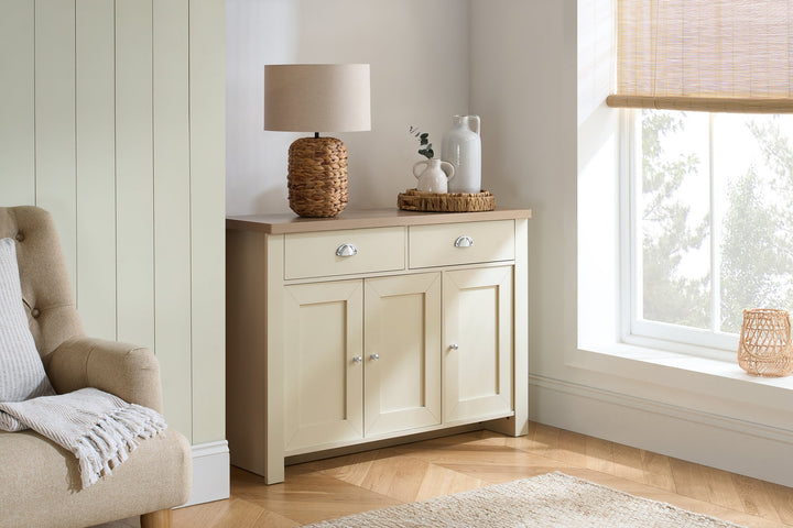 Birlea Highgate 3 Door 2 Drawer Sideboard (Self Assembly) (DHD)