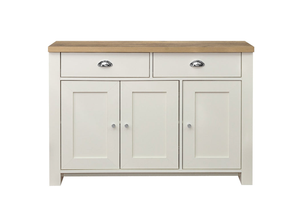 Birlea Highgate 3 Door 2 Drawer Sideboard (Self Assembly) (DHD)