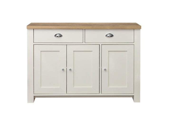 Birlea Highgate 3 Door 2 Drawer Sideboard (Self Assembly) (DHD)