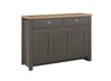 Birlea Highgate 3 Door 2 Drawer Sideboard (Self Assembly) (DHD)