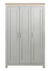 Birlea Highgate 3 Door Wardrobe (Self Assembly) (DHD)