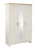 Birlea Highgate 3 Door Wardrobe With Mirror (Self Assembly) (DHD)
