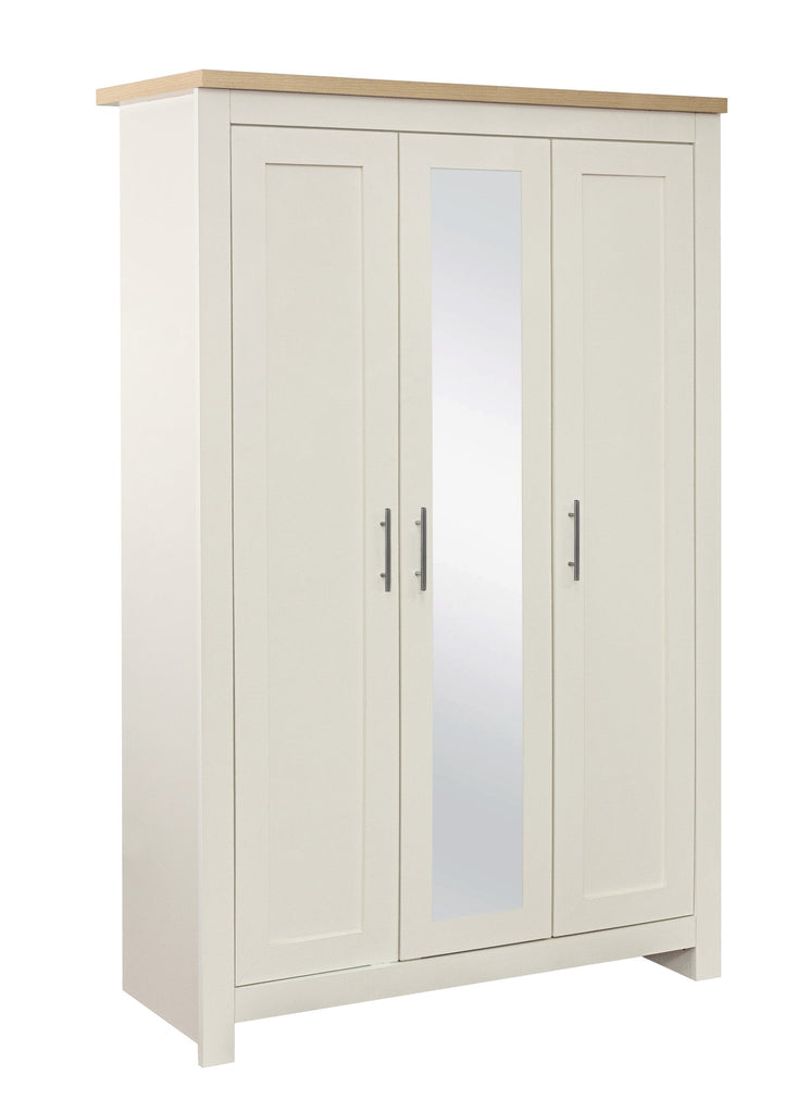 Birlea Highgate 3 Door Wardrobe With Mirror (Self Assembly) (DHD)
