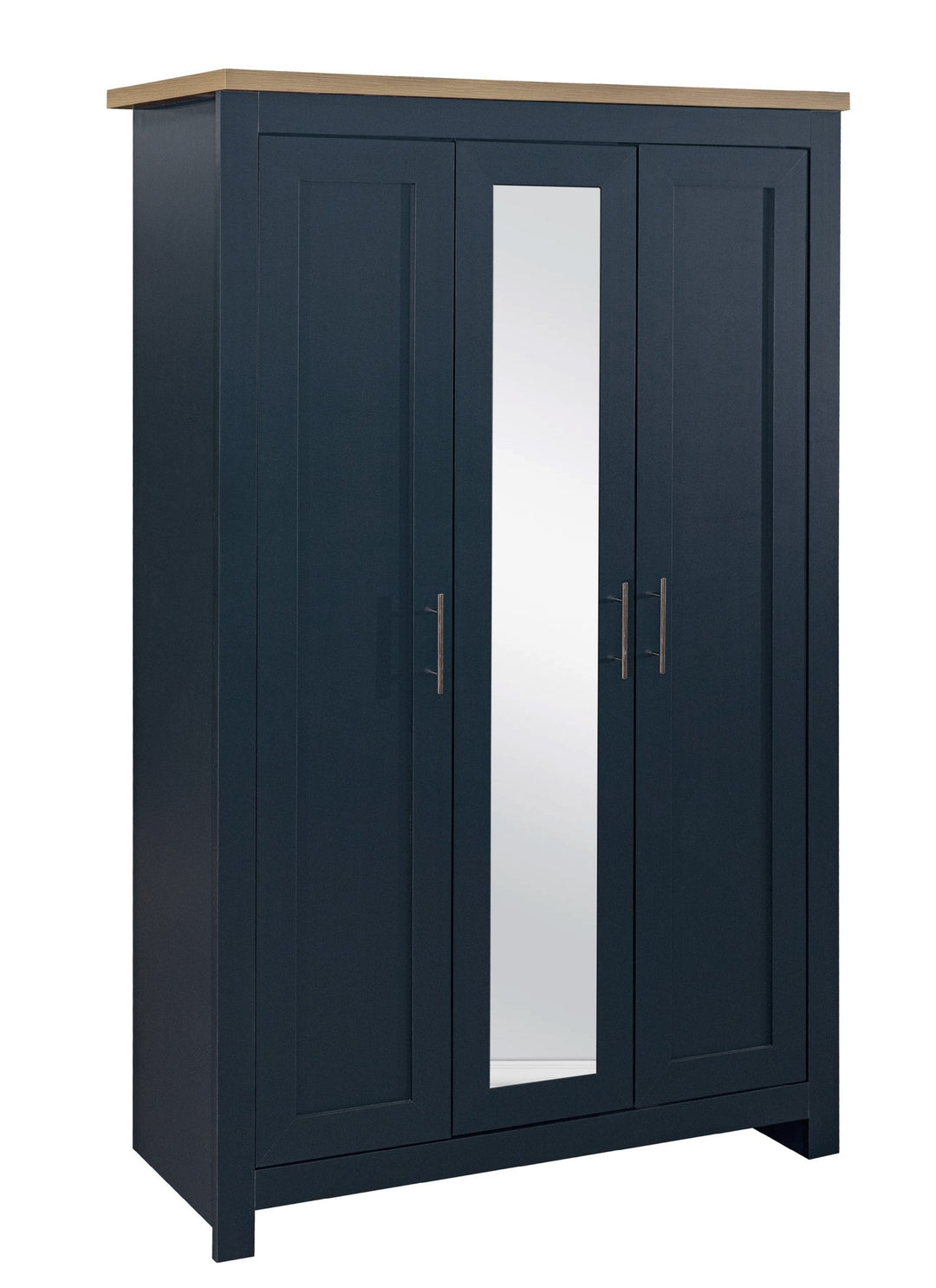 Birlea Highgate 3 Door Wardrobe With Mirror (Self Assembly) (DHD)