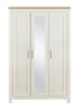 Birlea Highgate 3 Door Wardrobe With Mirror (Self Assembly) (DHD)