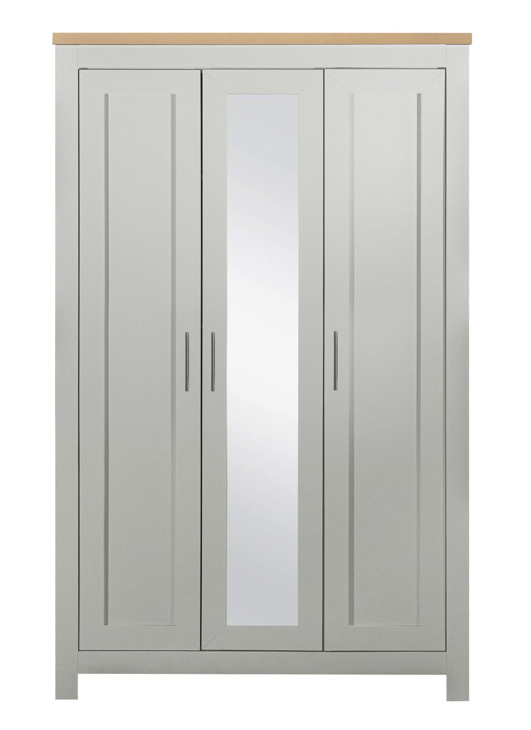Birlea Highgate 3 Door Wardrobe With Mirror (Self Assembly) (DHD)