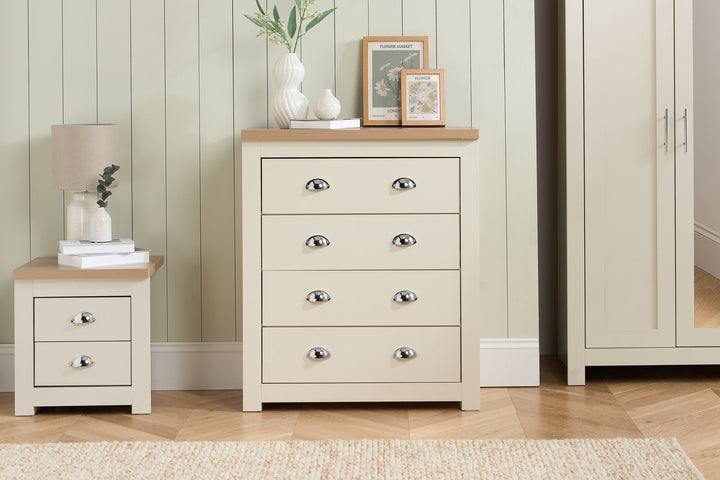 Birlea Highgate 4 Drawer Chest (Self Assembly) (DHD)