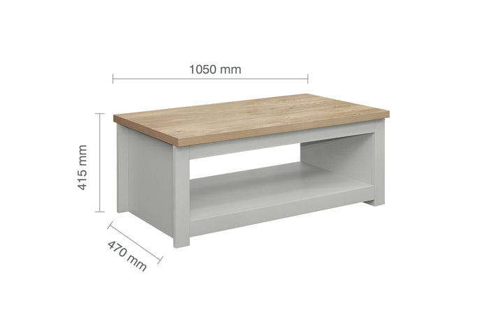 Birlea Highgate Coffee Table (Self Assembly) (DHD)