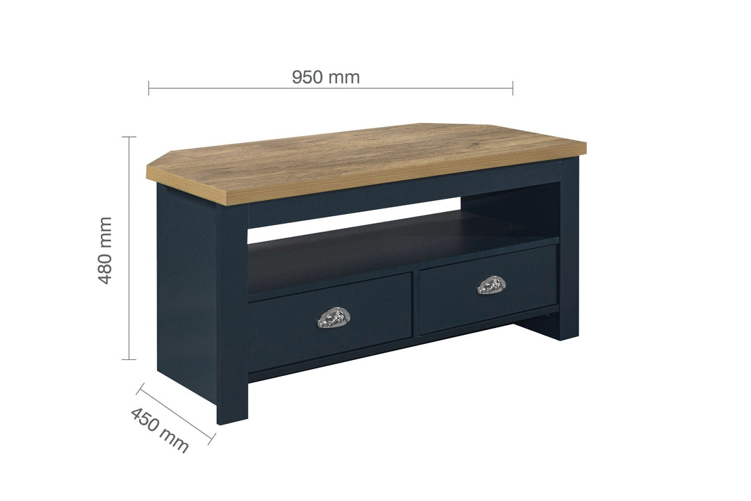 Birlea Highgate Corner TV Unit (Self Assembly) (DHD)