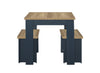 Birlea Highgate Dining Table & Bench Set (Self Assembly) (DHD)