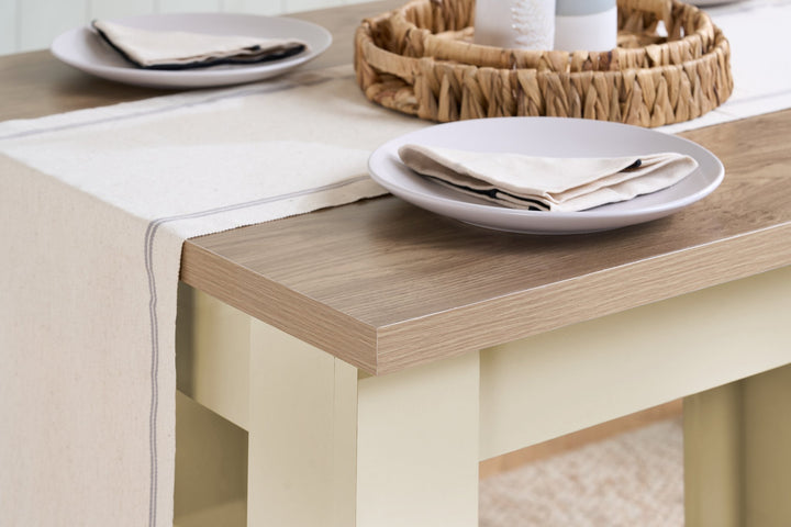 Birlea Highgate Dining Table & Bench Set (Self Assembly) (DHD)