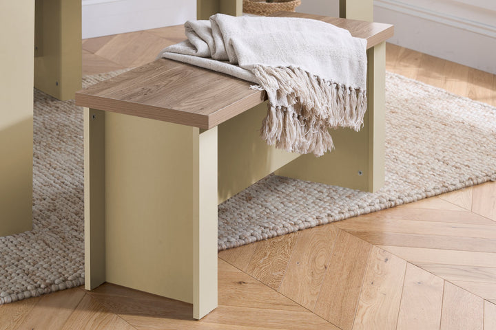 Birlea Highgate Dining Table & Bench Set (Self Assembly) (DHD)