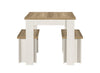 Birlea Highgate Dining Table & Bench Set (Self Assembly) (DHD)
