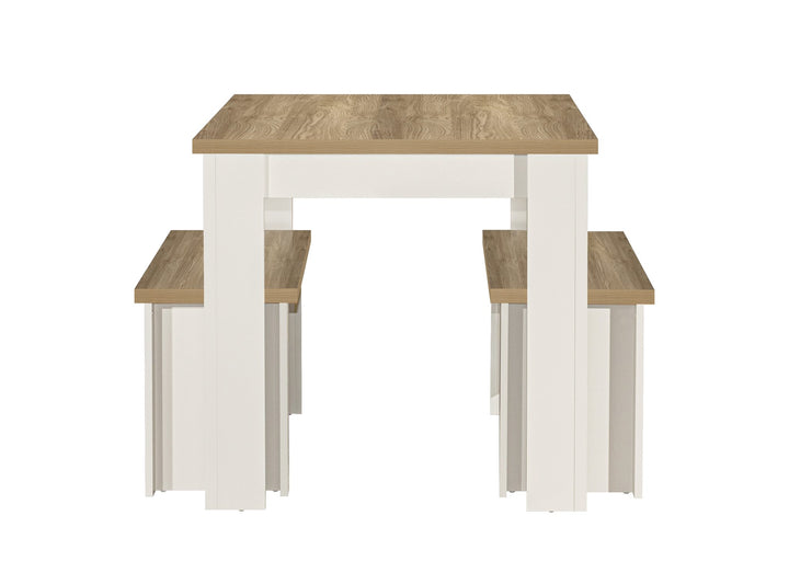 Birlea Highgate Dining Table & Bench Set (Self Assembly) (DHD)